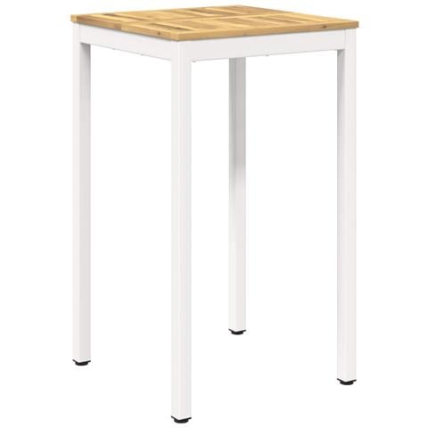 Tavolo Bar da Giardino Bianco 60 x 60,5 x 105 cm - Foto 1