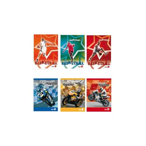 confezione da 10 pezzi - maxiquaderno a4 80gr 80fg+1 1rigo extremes-travel m67 - Foto 1