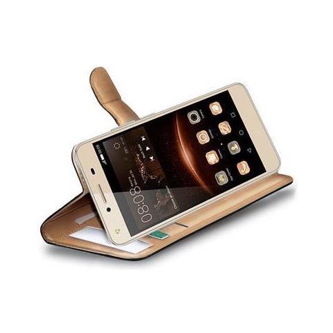 Custodia Wally in Similpelle per Huawei Y5II - Colore Nero - Foto 2