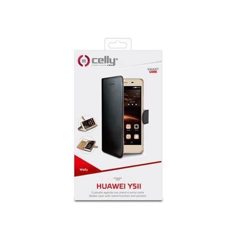 Custodia Wally in Similpelle per Huawei Y5II - Colore Nero - Foto 4