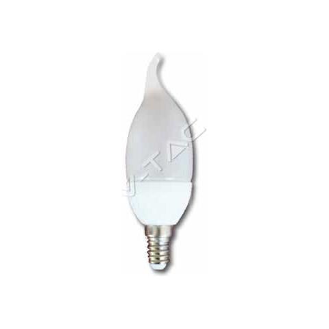 Lampadine Led E14 4w Candela Fiamma Luce Naturale 4500k Vt-1818 Tp 4156 Colpo Di Vento - Foto 2