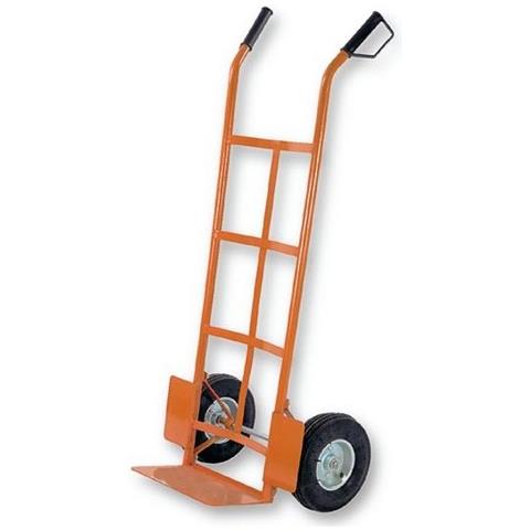 Carrello Portapacchi Kg 200 Ruote Pneomatiche Poliuretano Mm 250 Asse Mm 18 - Foto 1