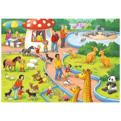 PUZZLE 2X24 UN GIORNO ALLO ZOO - Foto 3