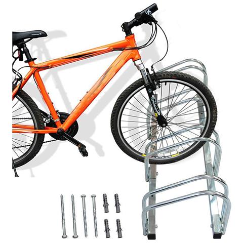 Sotech Portabici Portabiciclette Supporta 4 Biciclette Dimensione: 99 X 32 X 26 Cm