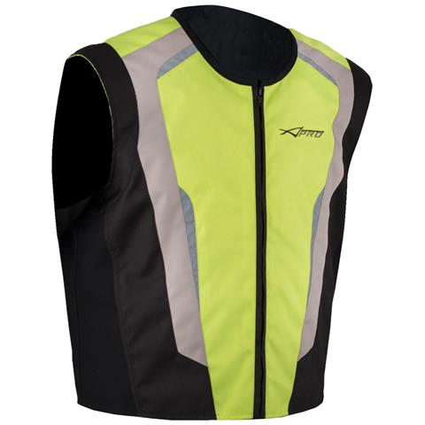 Gilet Alta Visibilità Cartarinfrangnete Fluo Sicurezza Moto Auto Bici Fluo L - Foto 2