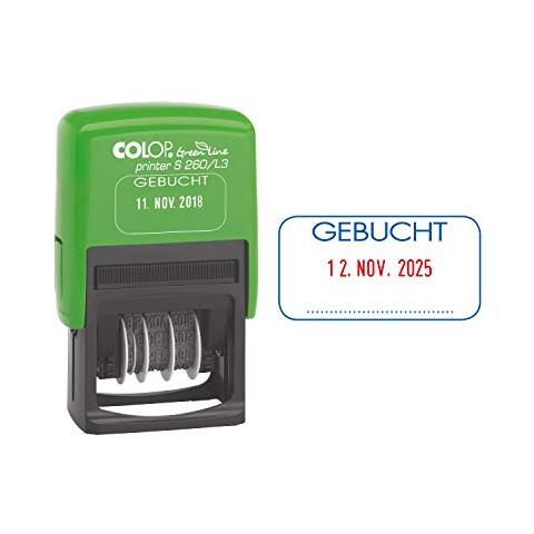 127789 - Timbro Datario""green Line"" Printer S260 / l3""gebucht"" - Foto 1