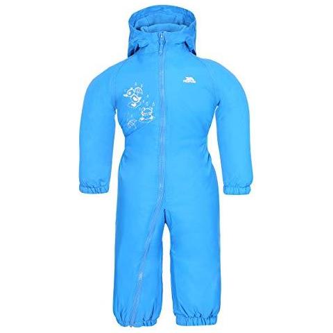Dripdrop Cobalto 612 Tuta Antipioggia Impermeabile Con Cappuccio Bambini Unisex Et 6-12 Mesi Blu - Foto 1