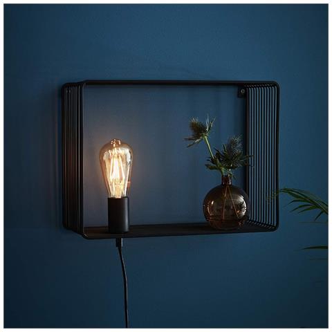 Applique Per Interni 1 Luce Nera, E27 - Foto 2