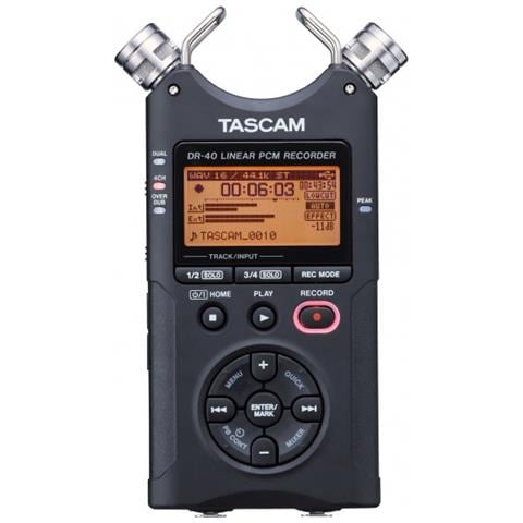 DR-40, HQ, PCM, USB, Alcalino, Mini-USB B, AA, LCD - Foto 1