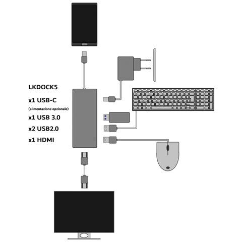 Docking Station Usb-c + Porta Hdmi - Foto 3