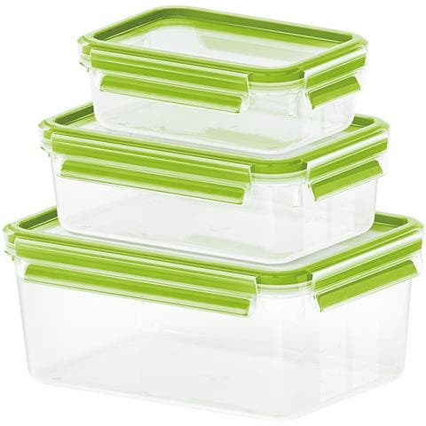 515585 recipiente per cibo Rettangolare Scatola Trasparente 6 pz - Foto 1