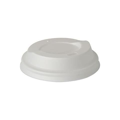85220 Coperchio Per Tazza Bianco 50 Pz Acido Polilattico (pla) - Foto 1