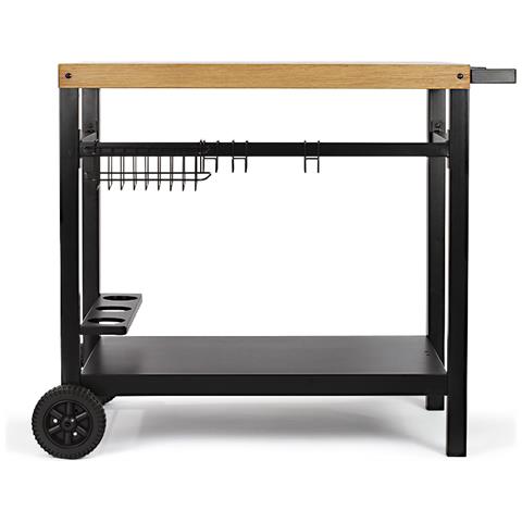 Carrello Per Plancha Nero /legno - Gs131 - Foto 1