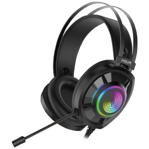 Cuffia con microfono Usb Rainbow Colore Nero - Foto 2