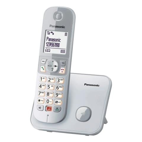 Telefono Cordless KX-TG6851SP con Segreteria Telefonica Chiamata in Attesa Colore Silver - Foto 2
