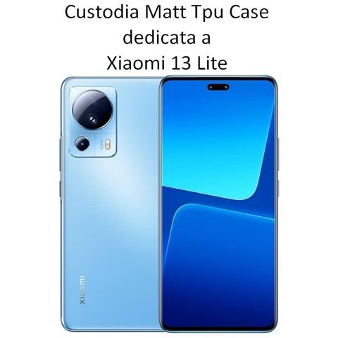 Custodia Tpu Silicone Cover Case Per Xiaomi 13 Lite Black - Foto 2