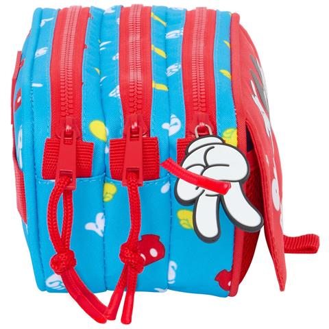Portaoggetti Doppio Mickey Mouse Clubhouse Fantastic Azzurro Rosso 21,5 X 10 X 8 Cm - Foto 2