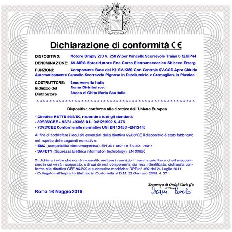 Motore 220 V 230 W Cancello Scorrevole 6 Quintali Ricambio Compatibile Con Accessori Standard Di Qualsiasi Marca E Tip - Foto 5