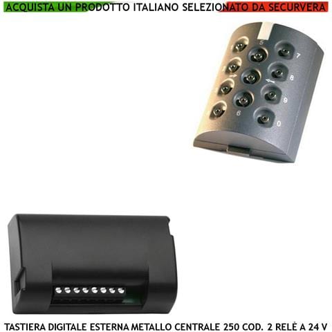 Kit Tastiera Digitale Esterna Antivandalo Be.play Completa Di Elaboratore Be-rec 250 Utenti Uscita 2 Relè 10 Tasti Num - Foto 1