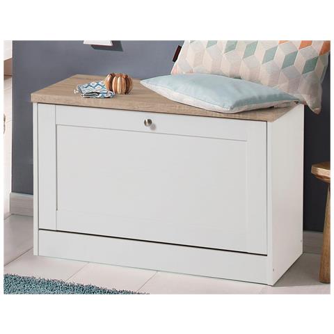 Heide Panca In Truciolare Bianco - Foto 5