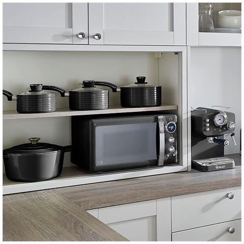 Microonde digitale ?SM22030LBNEU Capacita 20 l Potenza 800 W Colore nero - Foto 8