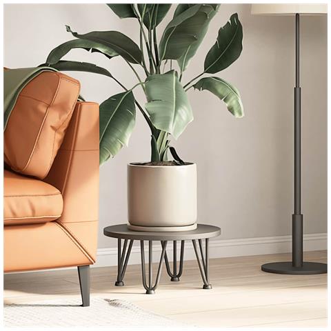 Gambe Tavolo A Forcina 4 Pz Antracite 20 Cm Acciaio Massiccio - Foto 3