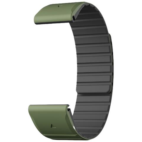 Cinturino Garmin Fenix, Cinturino Per Orologio Garmin In Silicone Magnetico Compatibile Con Fenix 8/7/6/5 Black 26 Mm - Foto 1