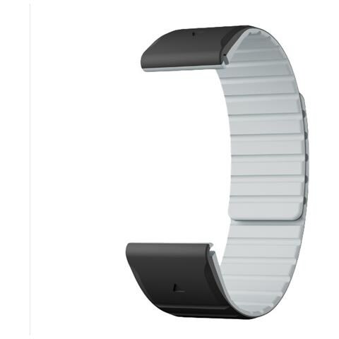 Cinturino Garmin Fenix, Cinturino Per Orologio Garmin In Silicone Magnetico Compatibile Con Fenix 8/7/6/5 Black 26 Mm - Foto 2
