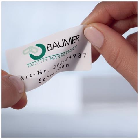 L4715-20 etichetta autoadesiva Rettangolo con angoli arrotondati Permanente Bianco 160 pz - Foto 5