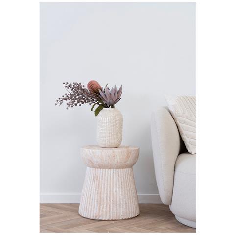 Tavolino Bonn - Beige - Truciolare - 37x37x43 Cm - Foto 2