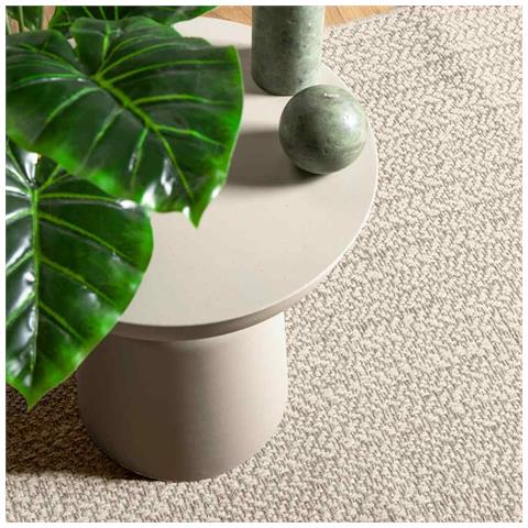 Tappeto Zizur Crema 120x170 Cm Aspetto Iuta Interni Ed Esterni - Foto 2