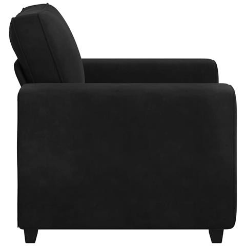 Divano Sedia Nero 60 cm Velluto - Foto 2