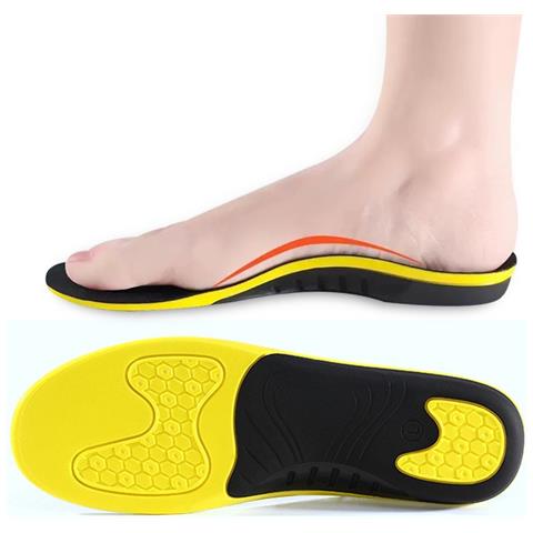 Compatibile Con Solette Di Supporto Per Arco Plantare Per Sport E Attività Quotidiane - Migliora La Stabilità E Le Prestazioni Yellow 42 - Foto 2