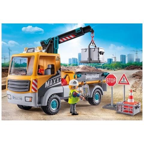 Action Heroes 71750 Camion Da Cantiere Con Gru - Foto 2