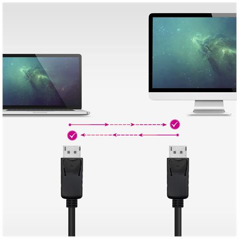 10.15.2701 cavo DisplayPort 1 m Nero - Foto 5