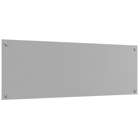 Schienale Cucina Grigio Chiaro 120x40x0,6 cm Vetro Temperato - Foto 1