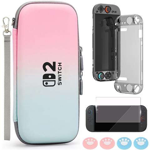 Set Di Custodie Per Il Trasporto Per Switch 2 Pink+blue - Foto 1