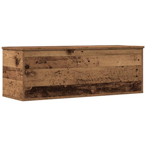 Scatola per riporre  in legno vintage 102x35x35 cm in legno ingegnerizzato - Foto 1