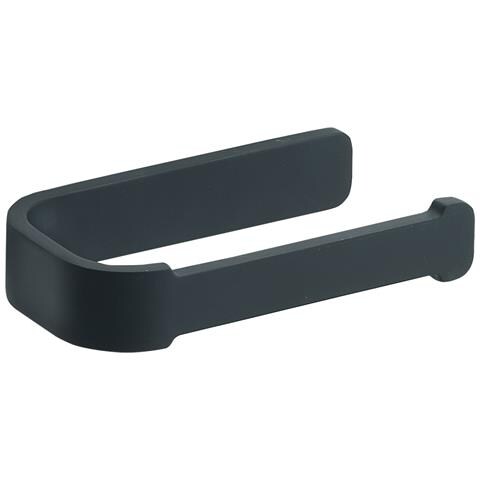 Portarotolo Da Muro In Ottone, Acciaio Inox E Cromall 3224 Serie Outline Nero Opaco - Foto 1