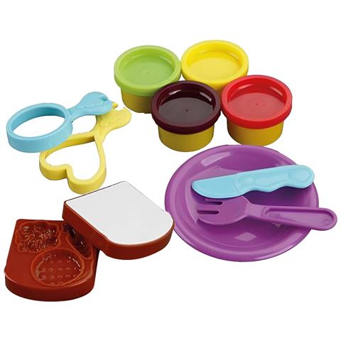 Giocattolo Pasta Modellabile Cucina Mini Toast Plastocake Non Tossici Sicuri, Multicolore - Foto 1