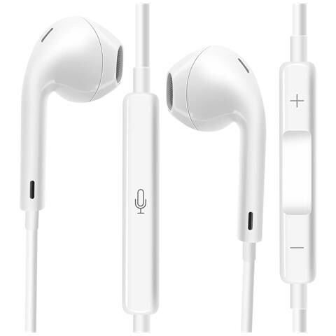 Cuffie Usb-c Con Filo Per Samsung Galaxy S25 Con Microfono Integrato, Bianco - Foto 1