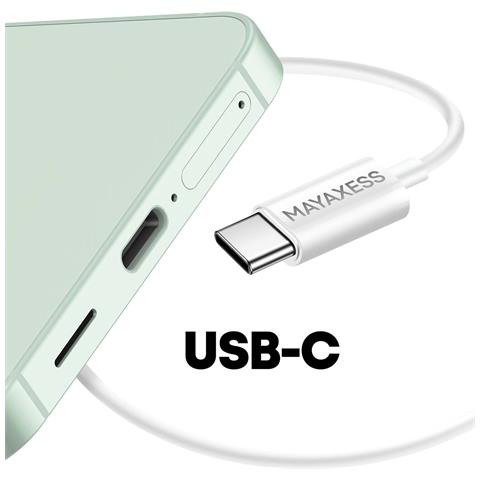 Cuffie Usb-c Con Filo Per Samsung Galaxy S25 Con Microfono Integrato, Bianco - Foto 5