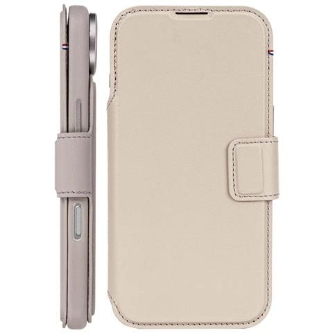 Custodia Folio Per Iphone 17 Air Magsafe In Pelle Con Cover Amovibile, Beige - Foto 2