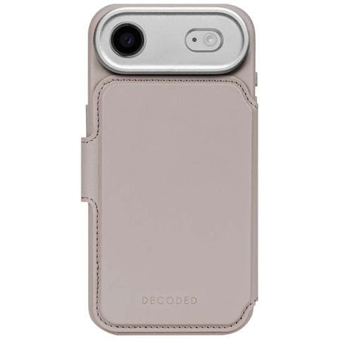 Custodia Folio Per Iphone 17 Air Magsafe In Pelle Con Cover Amovibile, Beige - Foto 1