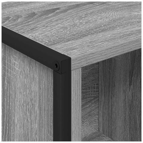 Armadio per Libri Grigio Sonoma 68 x 30 x 108.5 cm - Foto 9