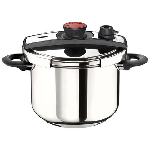 Pentola a Pressione Pro in Acciaio Inox 18/10 - Sicura, Performante e adatta all’Induzione - 6 Litri - Foto 1