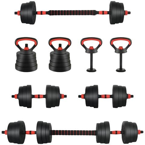 Set Manubri, Bilanciere e Kettlebell 4-in-1 20kg 20kg - Foto 1