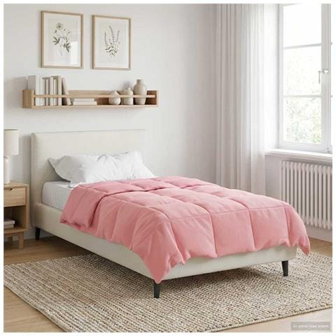 Piumone Completo Annuale Rosa 135 x 200 cm Microfibra - Foto 2