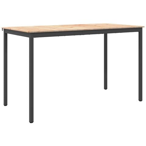 Tavolo da bar Naturale 110 x 55 x 105 cm Pino massello - Foto 1