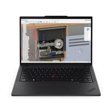 ThinkPad P14s Gen 6 (AMD) Copilot+ PC AMD Ryzen AI 7 PRO 350 Workstation mobile 35,6 cm (14") Touch screen 2.8K 64 GB DDR5-SDRAM 1 TB SSD Wi-Fi 7 (802.11be) Windows 11 Pro Tedesco Nero - Foto 1